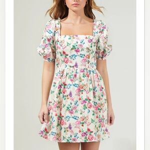 Juliana's Marley Floral Eyelet Mini Dress - Medium